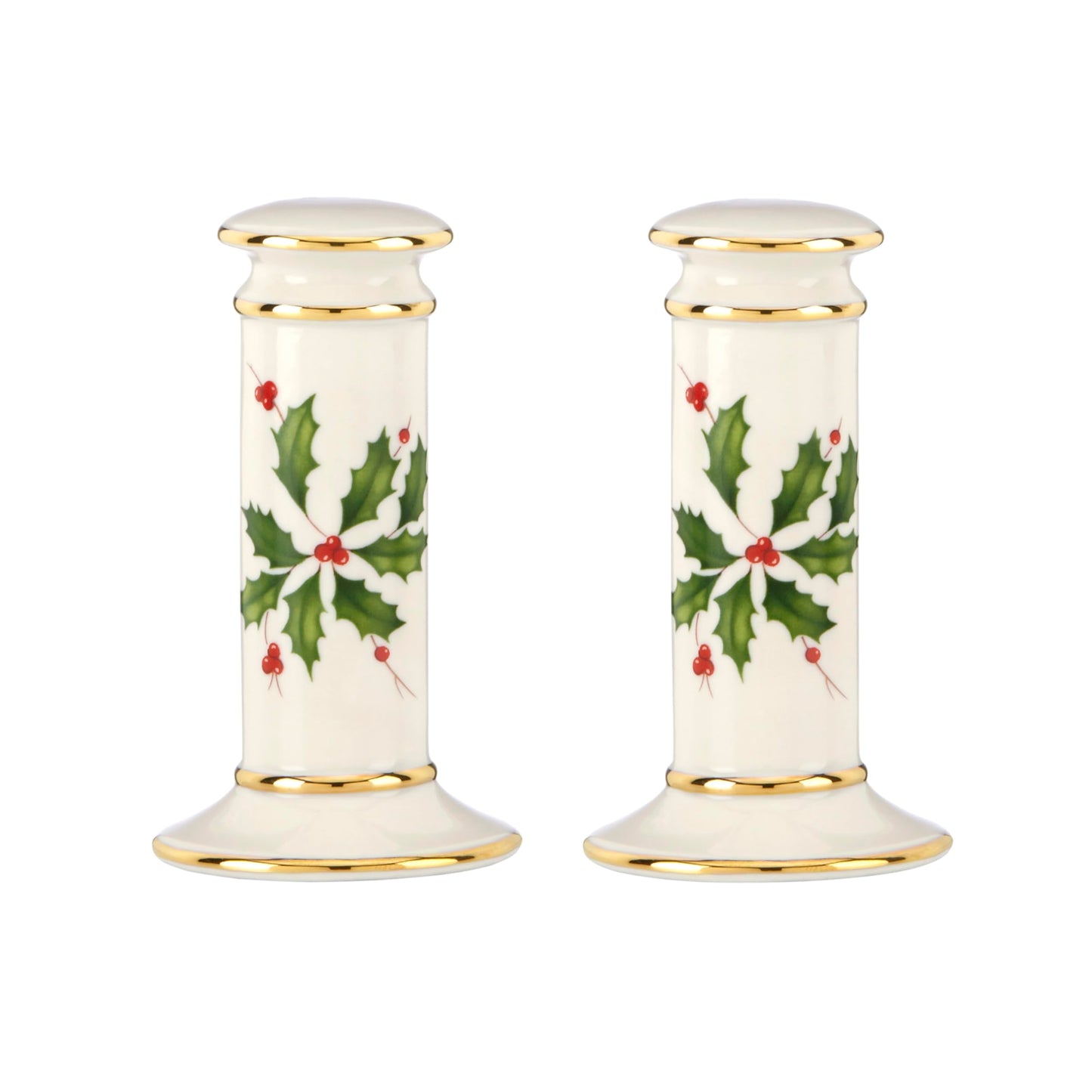 Lenox 840149 Holiday Salt & Pepper Set, Christmas Hosting