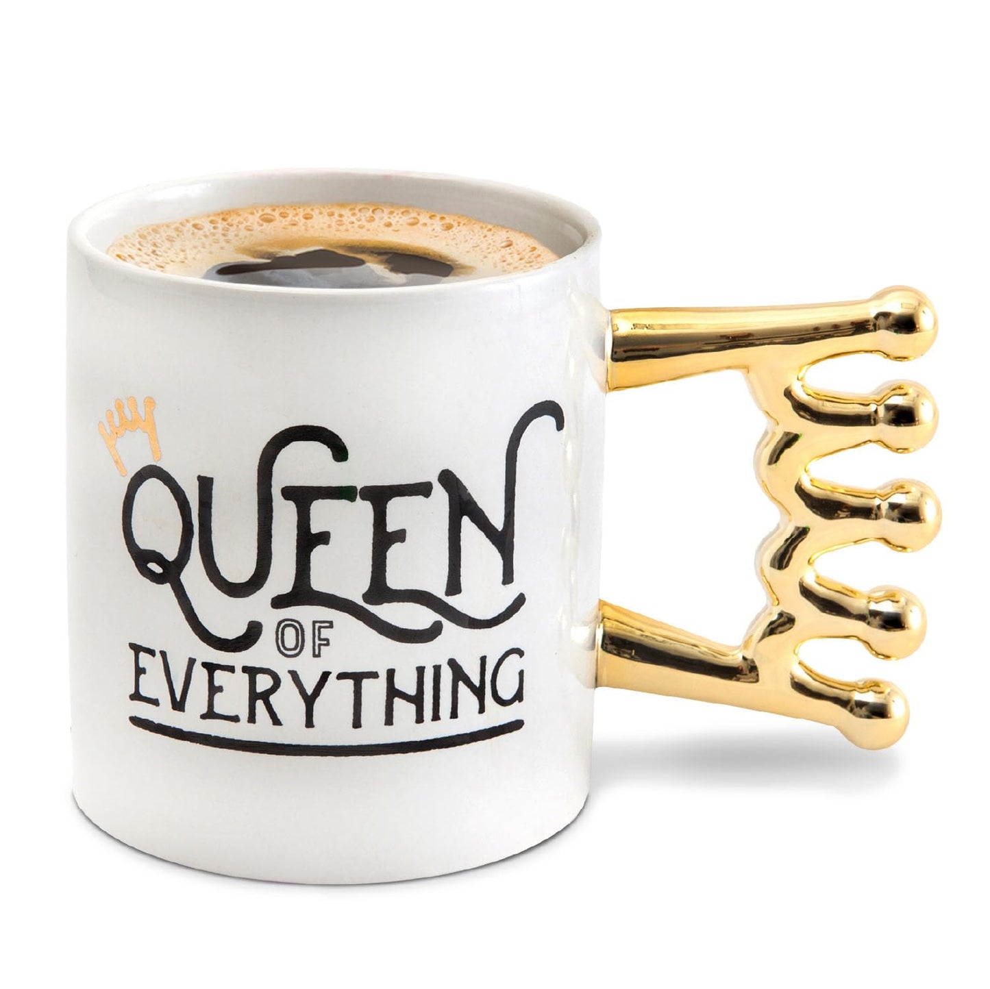 BigMouth Inc. Queen of Everything Coffee Mug 20oz Funny Coffee Cup for Women Novelty Gift for Friends and Coworkers Ceramic Mug for Home or Office