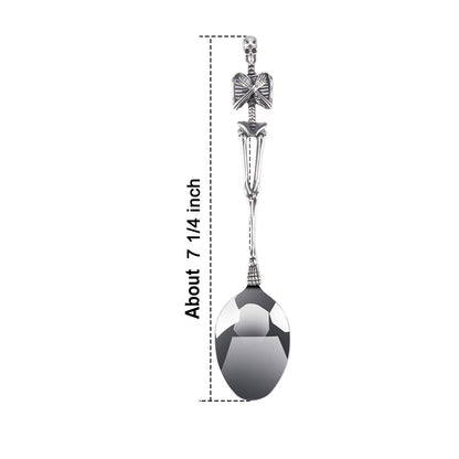 ONEKOO Dinner Spoon, Premium Stainless Steel Dinner Spoons, Handmade, Dishwasher Safe (Silver), Use for Home, Kitchen or Restaurant, or Halloween Decorations