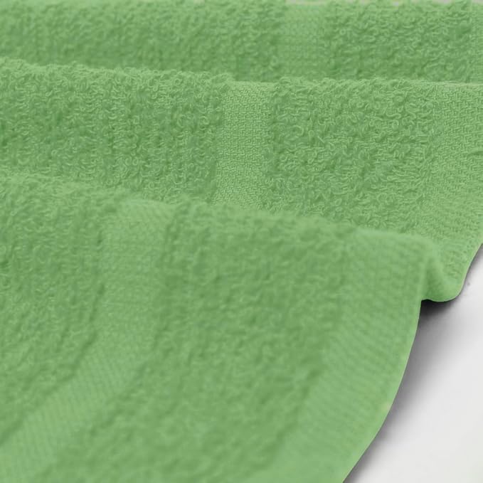 Avalon Towels Cotton Washcloths 24-Pack – 12 x 12 Inch Sage Green Super Soft &