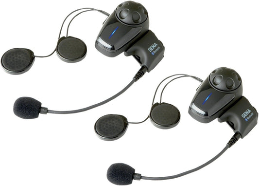 Sena SMH10-11 Motorcycle Bluetooth Headset/Intercom Communication System with Universal Microphone Kit (Single)