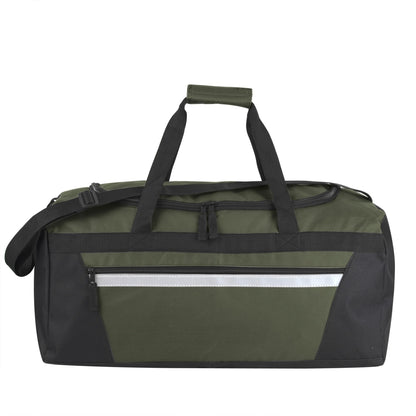 40 Litre, 22 Inch Duffle Bag for Women Men Travel; Large Duffel Bag with Shoulder Strap, Sections (Hunter Green)