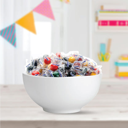 Jaw Breakers - 2 Pound Bulk Pack (About 170 Count) - Assorted Fruit Hard Candy - Individually Wrapped Halloween Candy - Lemon, Lime, Cherry, Orange, and Grape