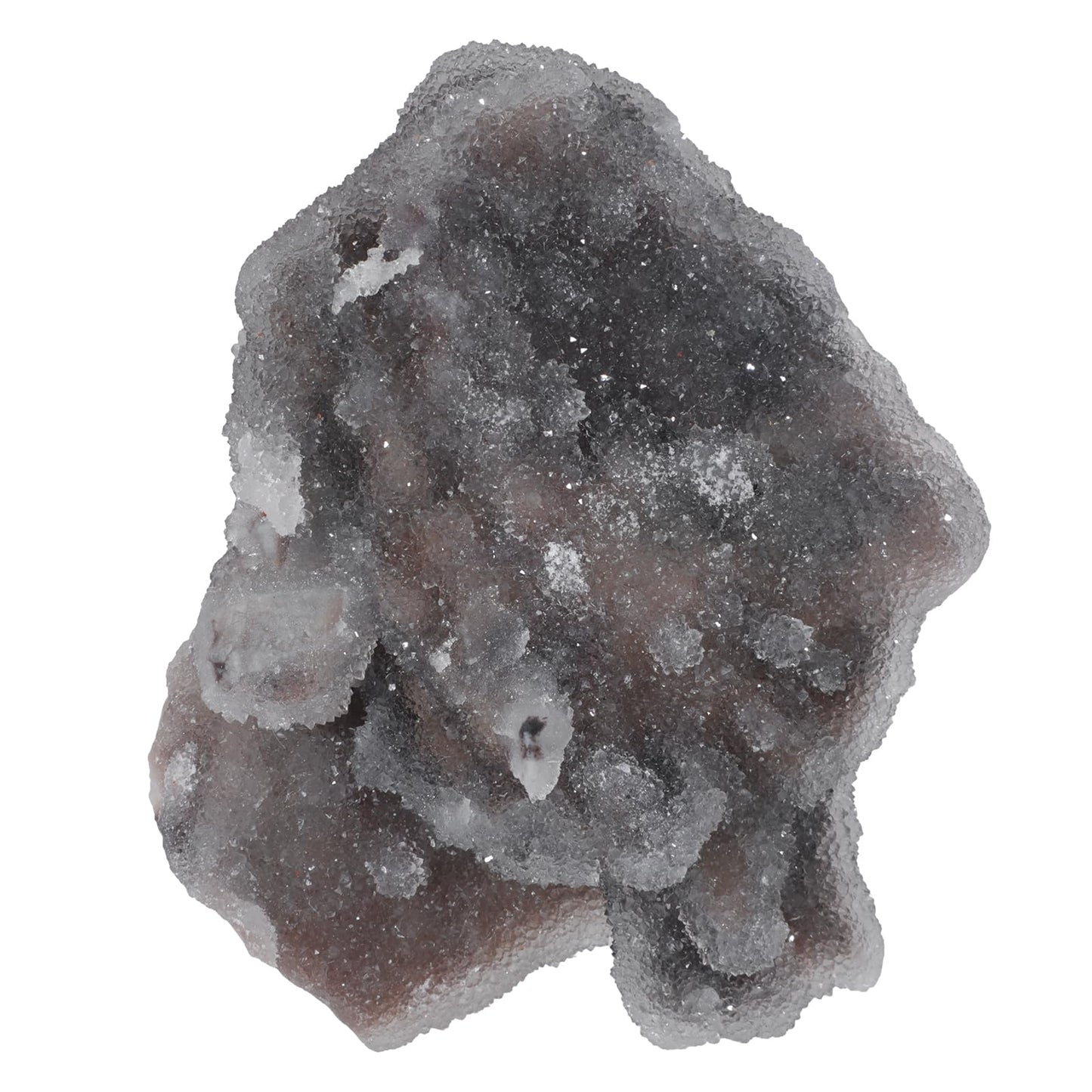 TUMBEELLUWA Natural Raw Sphalerite Geode Cluster for Home Decor, Irregular Shape Crystal Specimen Healing Stone Diffusers for Essential Oils, 0.66-0.88 LBS
