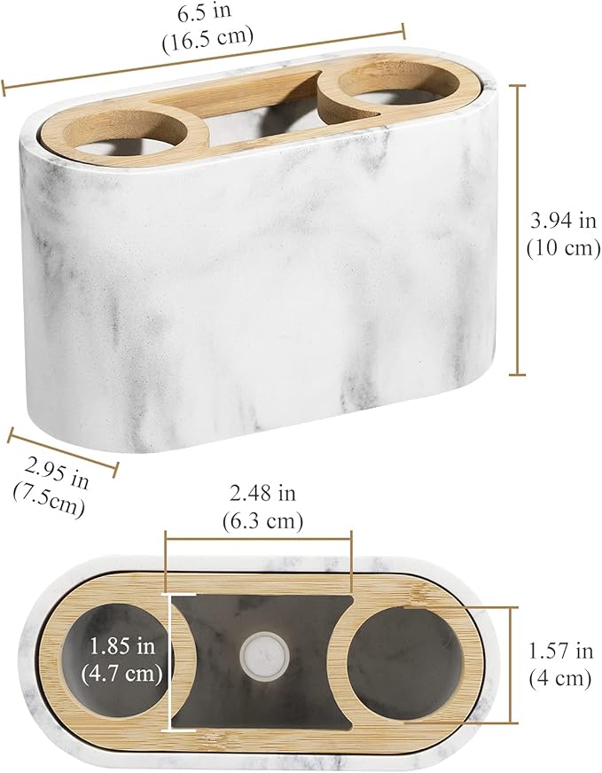 Shinowa Toothbrush Holder, Premium Toothbrush Organizer, Bathroom Storage