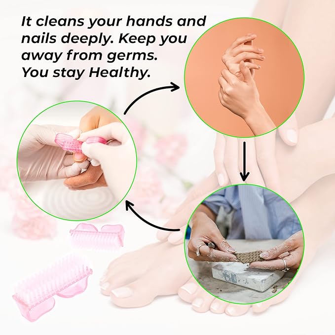 4 Pcs Nail Brush for daily Use