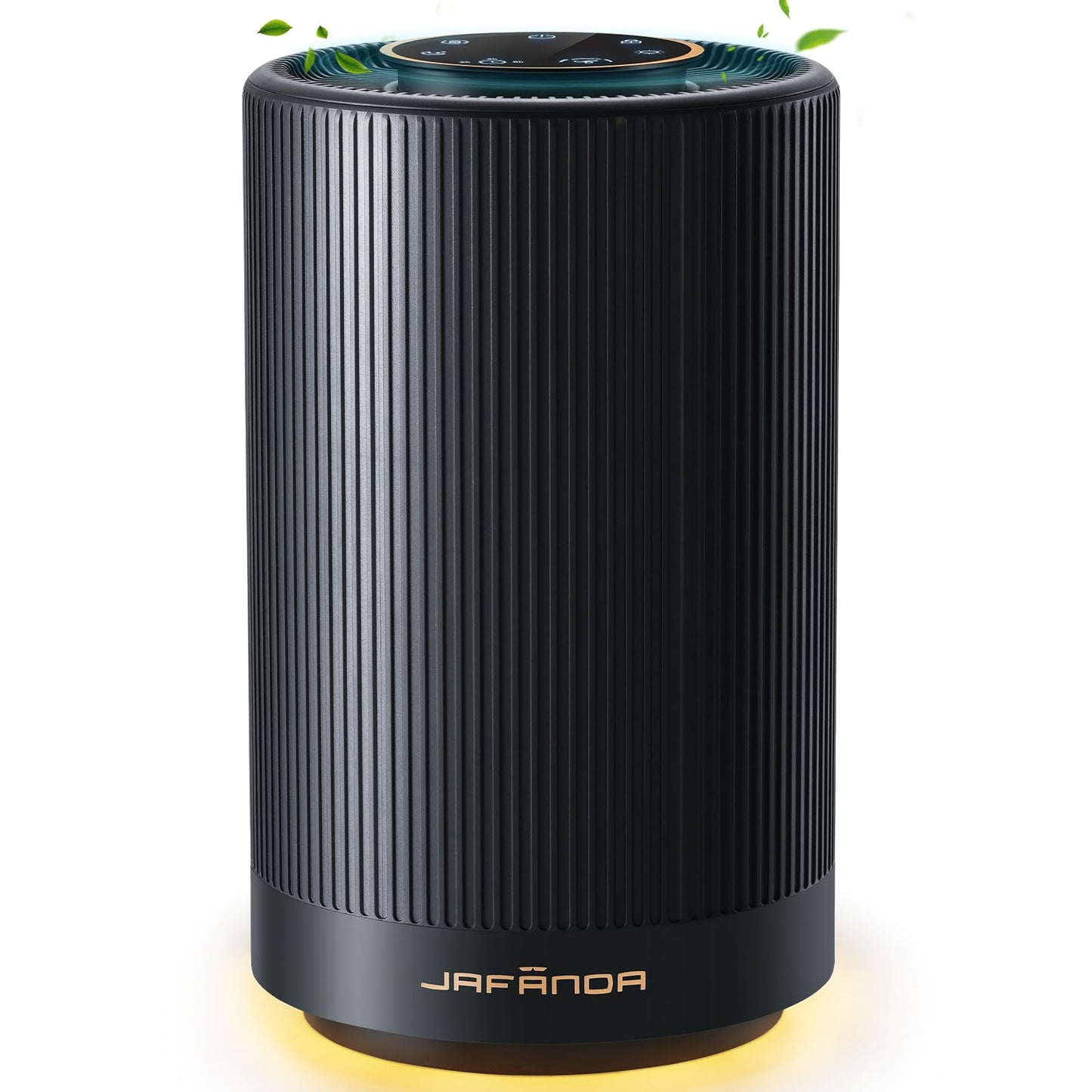 Jafanda Air Purifiers for Home Bedroom Coverage 450 sqft, 23 dB Air Cleaner with Brushless Motor, Effectively Remove Pollen Dust and Odor to Prevent Seasonal Air Diseases, Night Light