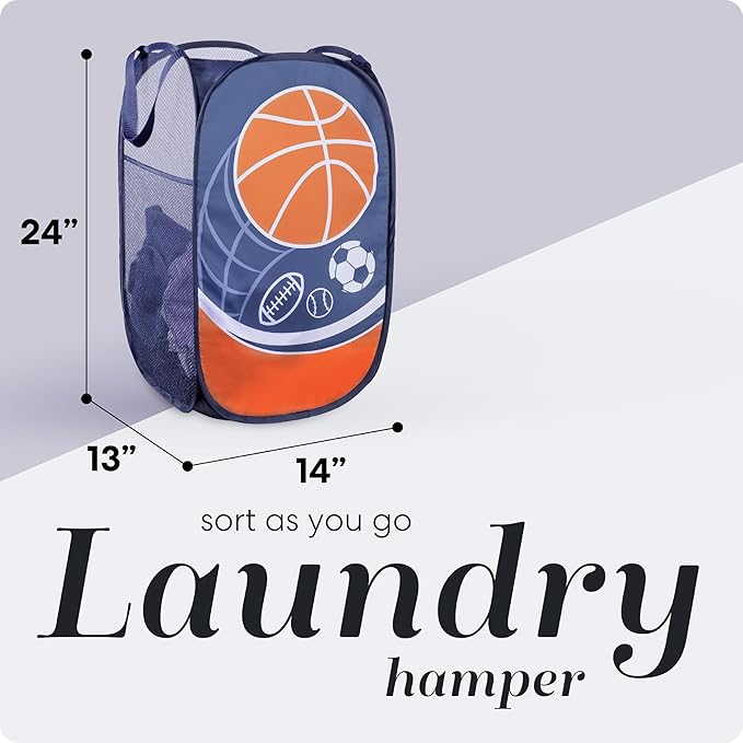Handy Laundry Collapsible Mesh Pop Up Hamper