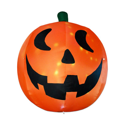 AJY 10 Feet Halloween Inflatable Giant Pumpkin with Build-in LEDs Blow Up Inflatables for Halloween Party Indoor Outdoor Blow Up Decoration Yard Garden Lawn Decorations