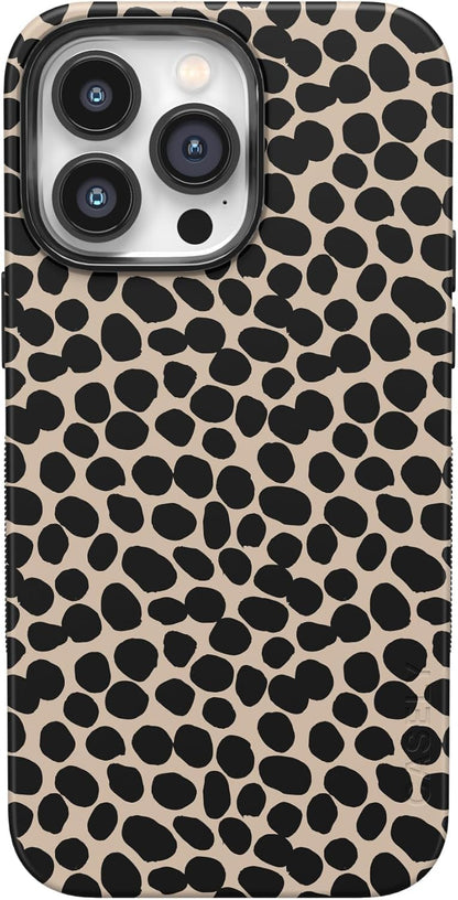 Casely iPhone 14 Pro Case | Opposites Attract | Day & Night Mountains | Compatible with MagSafe | Bold Protective Design