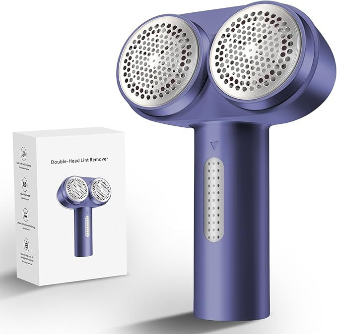 Fabric Shaver, Handzee Electric Lint Shaver, Dual Motor Sweater Shaver