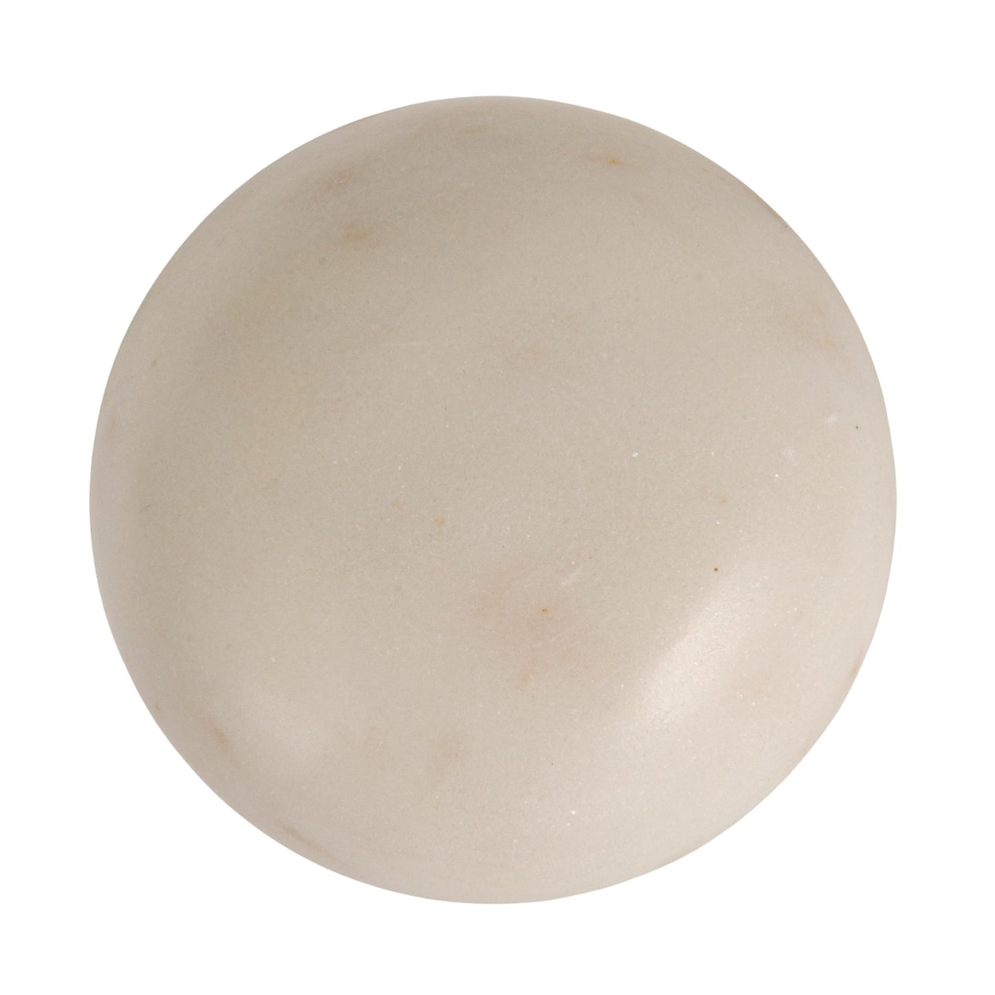 Bloomingville Round Marble Salt Cellar, White
