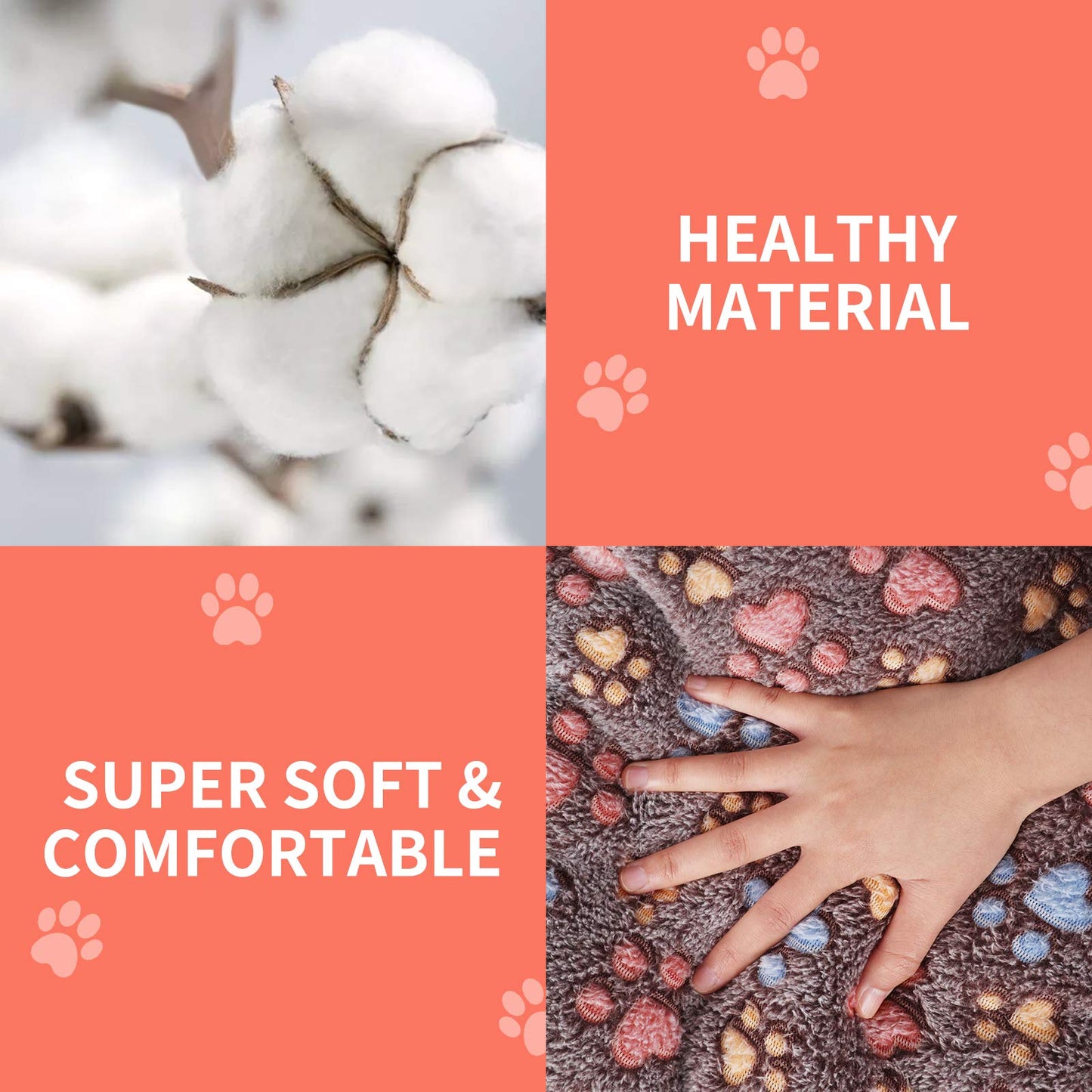 Vejaoo Dog Bed Mattress Multipurpose Machine Washable Puppy Mat Cushions for Small/Medium/Large Dogs and Cat Cages XZ006 (61 * 41 CM, Coffee)