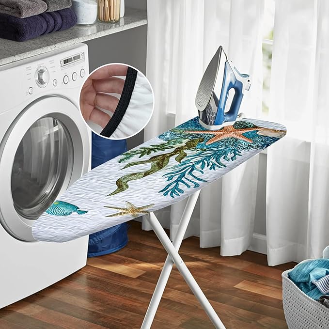 Nuxovilar Sea Creature Ironing Board Cover, 15 * 54inch, Fit Most Standard