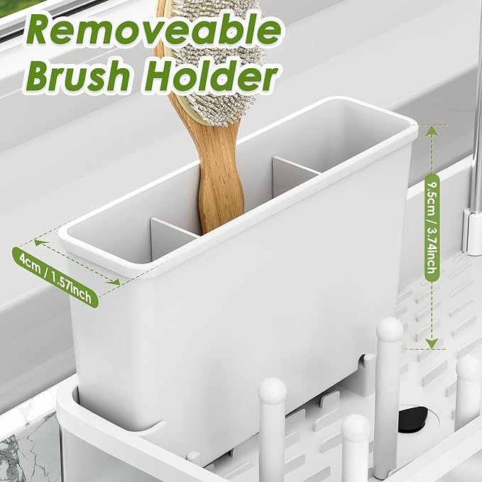 Ewaiira Stainless Steel Sink Caddy, Sponge Holder