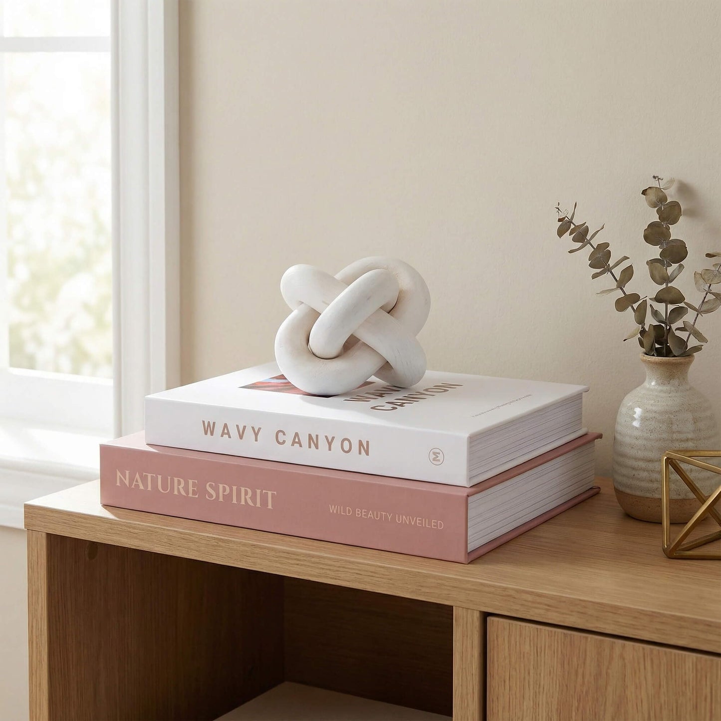 MAOBUYOU Elegant Decorative Book Boxes Set of 2 - Hidden Storage for Coffee Table, Bookshelf, Living Room Decor