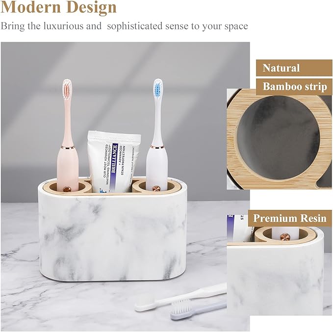 Shinowa Toothbrush Holder, Premium Toothbrush Organizer, Bathroom Storage