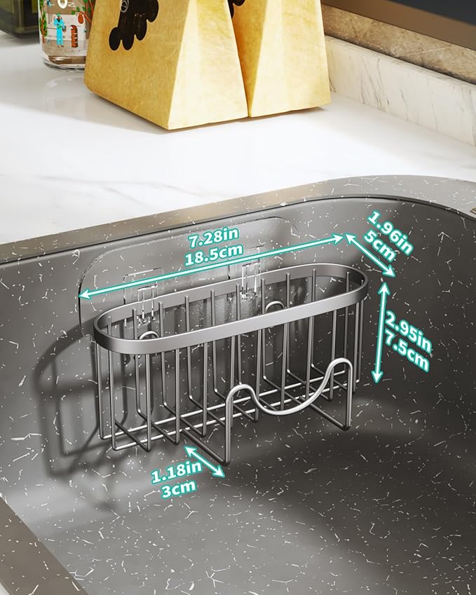 HapiRm Kitchen Sponge Holder for Sink