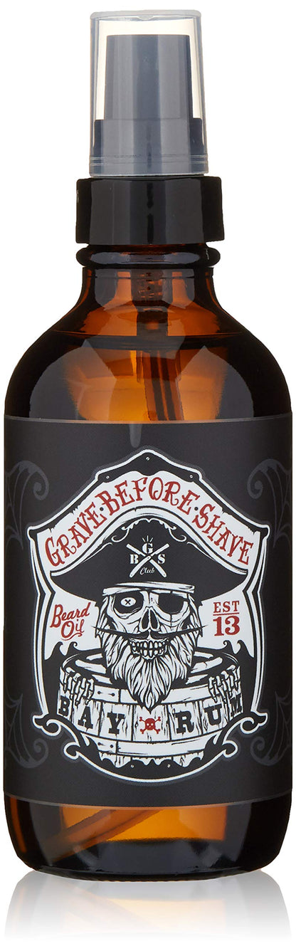 Grave Before Shave Beard Oil (Cigar Blend) 4 oz. Bottle
