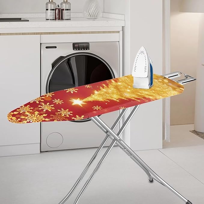 Christmas Tree Print Ironing Board Cover Protector Snowflake Print Ironing