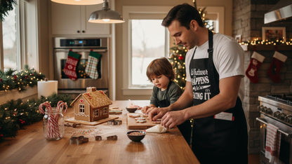 NewEleven Christmas Gift For Men, Dad, Husband, Him - Aprons For Men With Pockets - Funny Gifts For Men, Dad, Husband, Boyfriend, Him, Brother, Uncle - Grill Cooking BBQ Kitchen Chef Apron