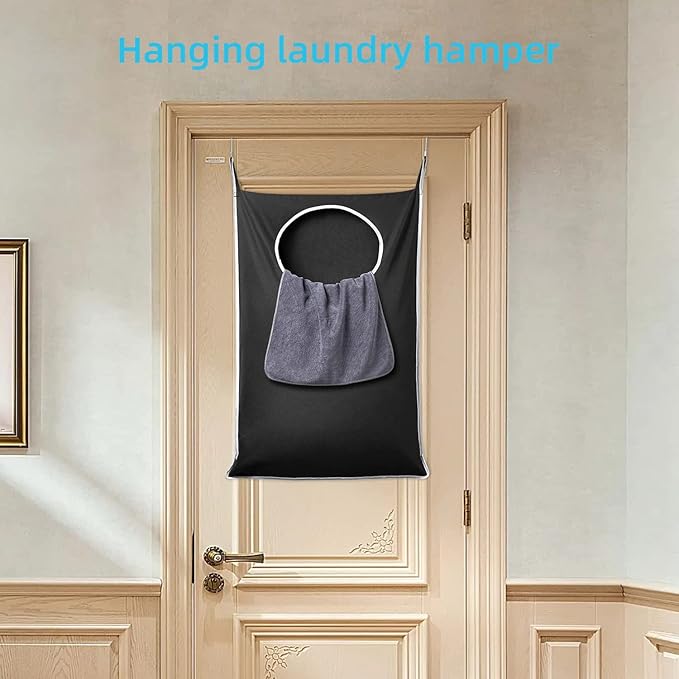 KEEPJOY XL 2-Pack Door Hanging Laundry Hamper, Size 36.5X22.5 Inch Door Hamper