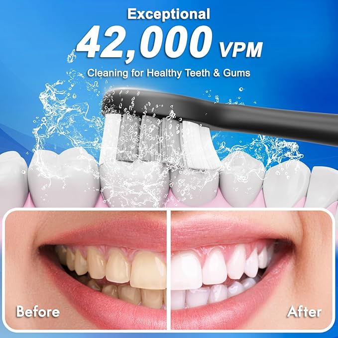 Electric Toothbrush for Adults and Kids, Comes
