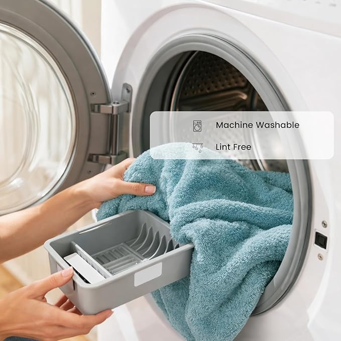 SEMAXE Bath Towel Set, 100% Cotton Bathroom Towels