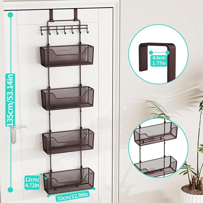 HapiRm Over The Door Organizer