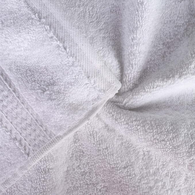 SUPERIOR Egyptian Cotton Pile 8 Piece Towel Set, Includes 2 Bath, 2 Hand