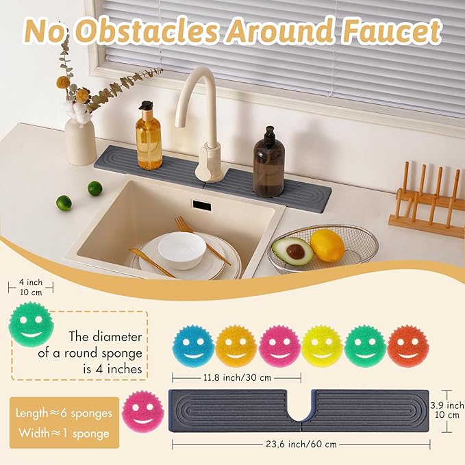 Kitchen Faucet Absorbent Mat