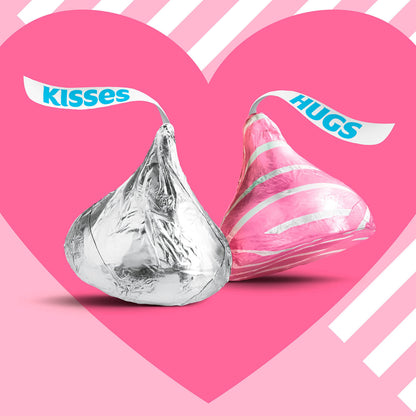 HERSHEY'S HUGS & KISSES Assorted Flavored, Valentine's Day Candy Bag, 23.5 oz