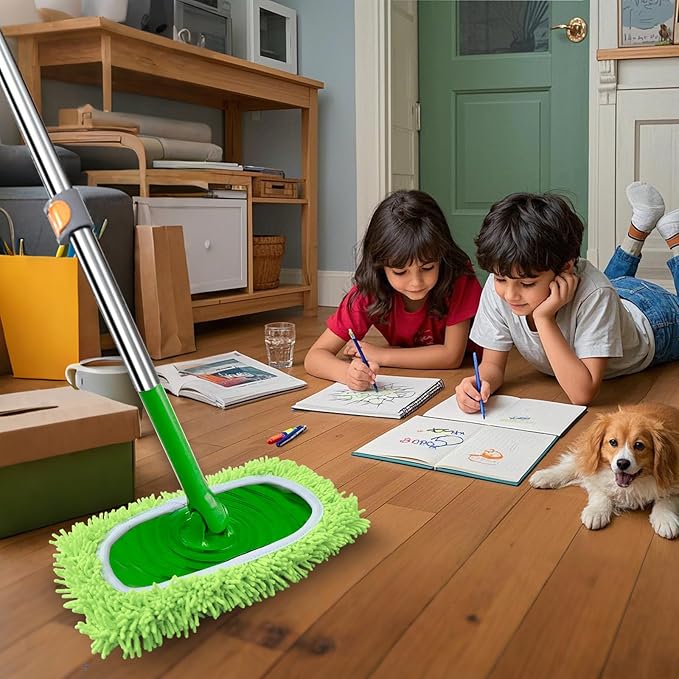 3 Pack Reusable Microfiber Mop Pads Compatible