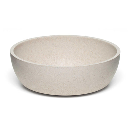 Loving Pets - Dolce Bamboo - Eco-Friendly Pet Bowls & Dishes for Dog, Cats, Puppy Food and Water Bowl -Sustainable and Dishwasher Safe, Made with Real Bamboo (Medium, Oat-Beige)