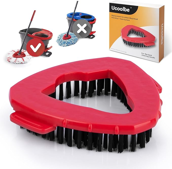 Spin Mop Scrub Brush for O-Cedar EasyWring 1 Tank System, Scrubber Brush