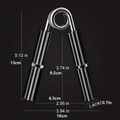WANSPOORTS Silver Metal Hand Grip Set, 50LB-400LB 13 Pack No Slip Heavy-Duty Grip Strengthener with Gift Box, Great Wrist & Forearm Hand Exerciser, Home Gym, Hand Gripper Grip Strength Trainer (3Pack(50LB-150LB)