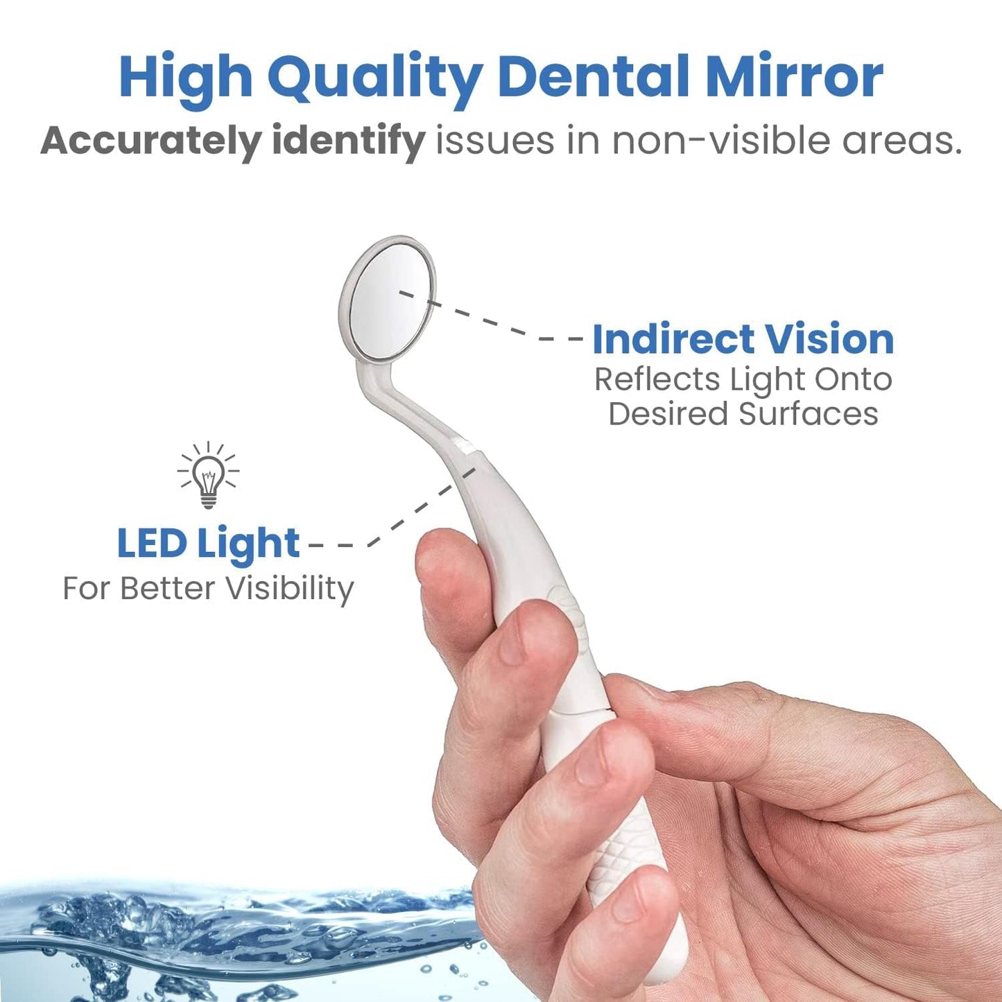 AquaSonic Home Dental Center Rechargeable Power Toothbrush & Smart Water Flosser - Complete Family Oral Care System - 10 Attachments and Tips Included - Various Modes & Timers (Black)