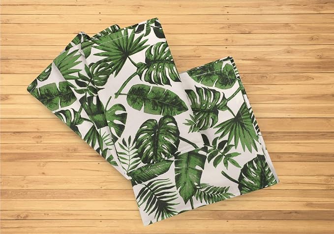 Urban Villa Tropical Print Kitchen Towels