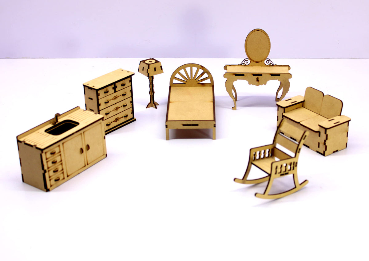 StonKraft 3D Wooden Puzzle - Wooden, DIY Kit, Build Your own, Construction Toy, Modeling Kit | MDF Toys (Furniture)