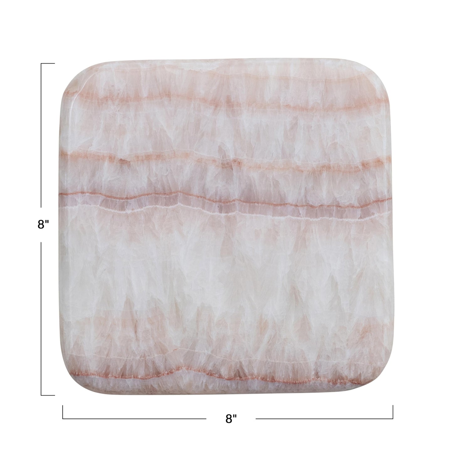 Bloomingville Honey Onyx Cheese Serving Board, Natural Color