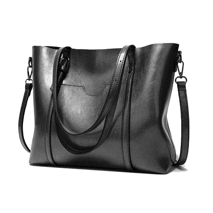 Aileese Womens Handbags Soft Leather Large Capacity Retro Vintage Top-Handle Casual Pocket Tote Shoulder Cross-Body Bags Brown
