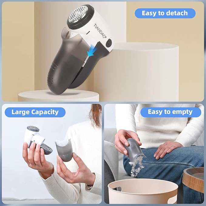 Electric Fabric Shaver and Lint Remover, Portable Fuzz Remover