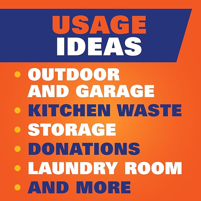 Hefty Ultra Strong 30 Gallon Trash Bags, Large Bags 30 Gallon Size, Break