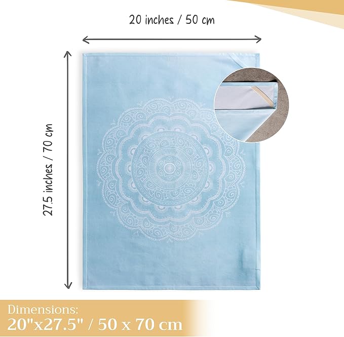Maison d' Hermine Kitchen Towels Set of 3 100% Cotton 27.50" x 20" Reusable