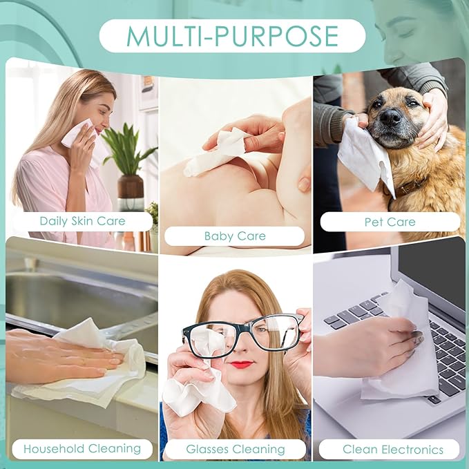 Ditoi Disposable Face Towels, Ultra Soft &Thick Facial Cloths