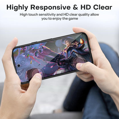 OMOTON 3+2 Pack for Google Pixel 9 Pro Screen Protector, 3 Pack Tempered Glass Screen Protector & 2 Pack Camera Lens Protector for Pixel 9 Pro 2024 6.3-inch, Case Friendly (Not for Pixel 9/9 Pro XL)