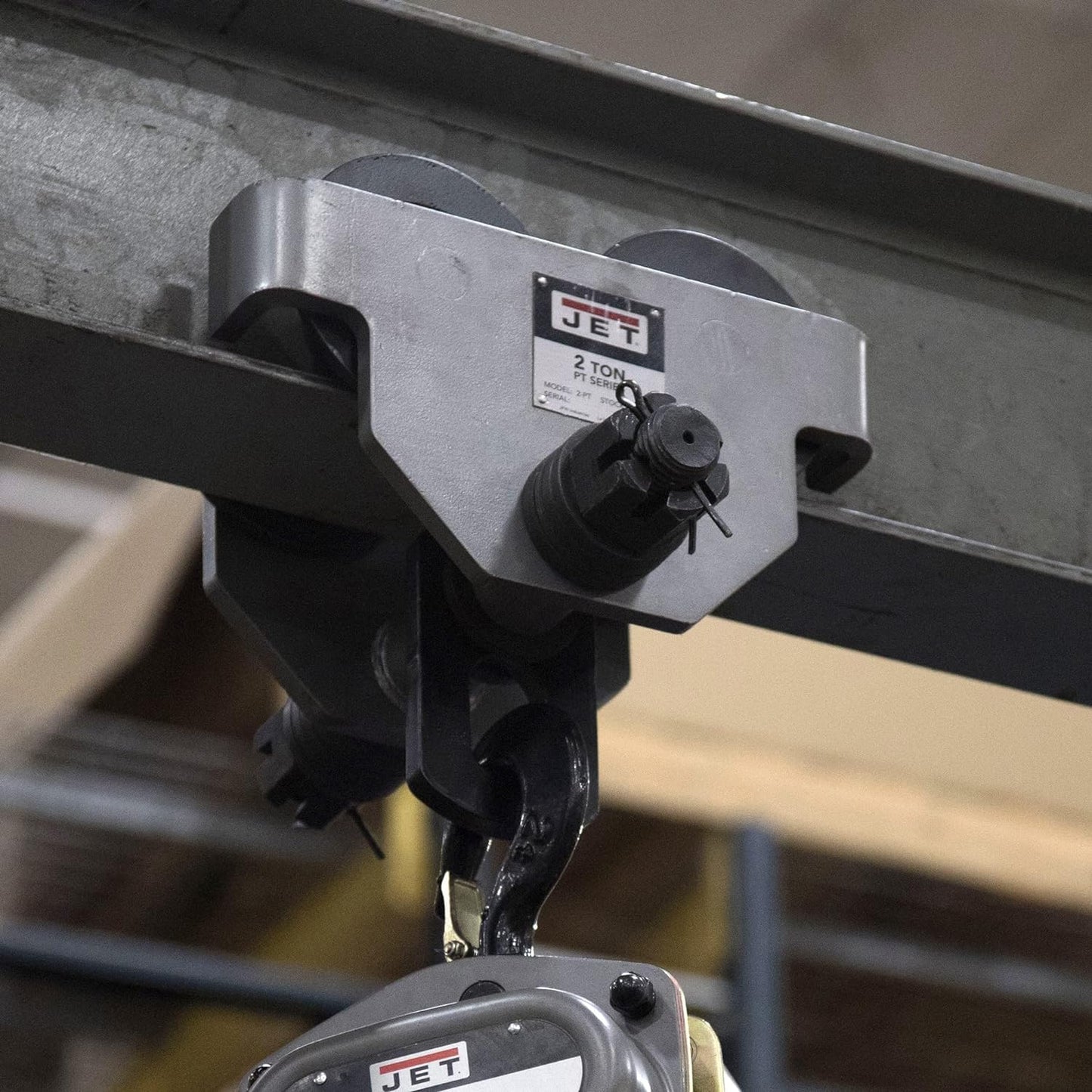 JET 2-Ton Heavy-Duty Manual Trolley (2-PT)