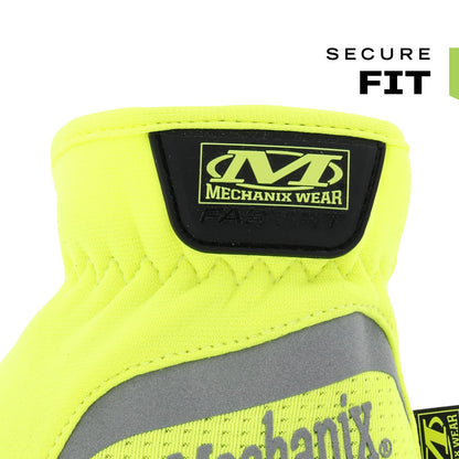 Mechanix Wear - Hi-Viz FastFit Gloves (Large, Fluorescent Yellow) SFF-91-010