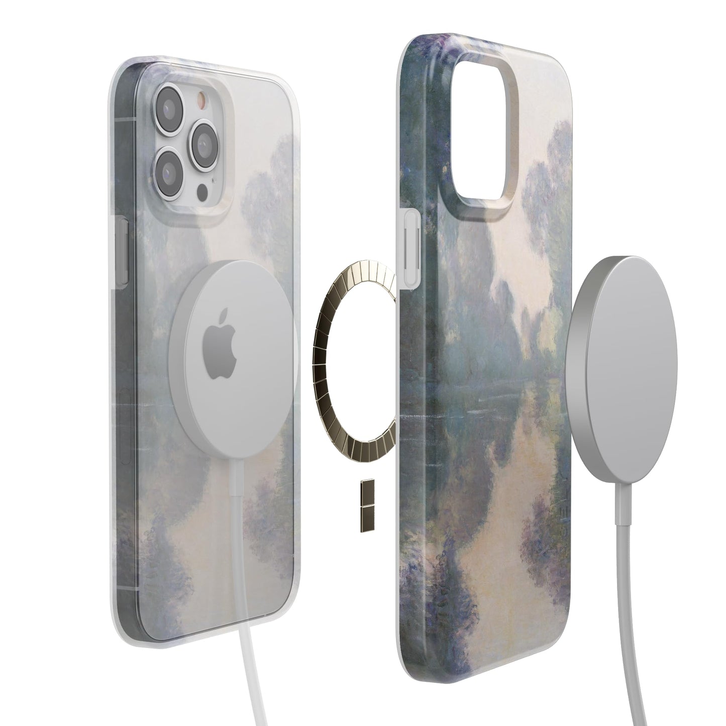 Casely iPhone 13 Pro Max Case | Here Comes The Sun | Colorblock Sunset | Classic Ultra Slim Case Design