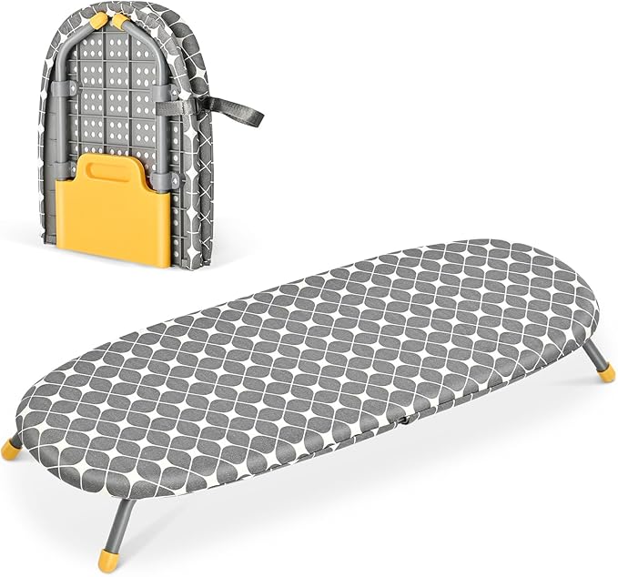 APEXCHASER Foldable Ironing Board, Tabletop Small Iron Board